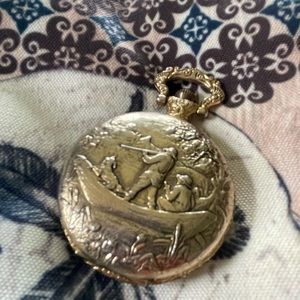 VINTAGE SWISS FULL HUNTER POCKET WATCH